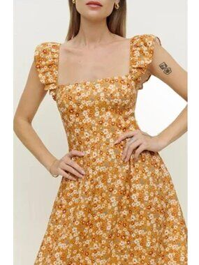 NWT Reformation | Lucila Linen Dress